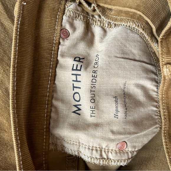 Mother Denim The Outsider Crop Cord Pants - Picture 4 of 6